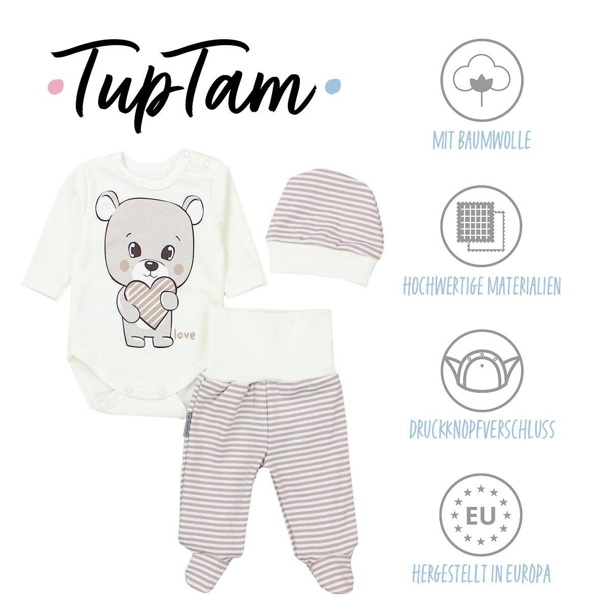 TupTam Baby Essentials Package - Unisex Long Sleeve Bodysuit, Pants & Hat Set TupTam Baby Essentials Package - Unisex Long Sleeve Bodysuit, Pants & Hat Set