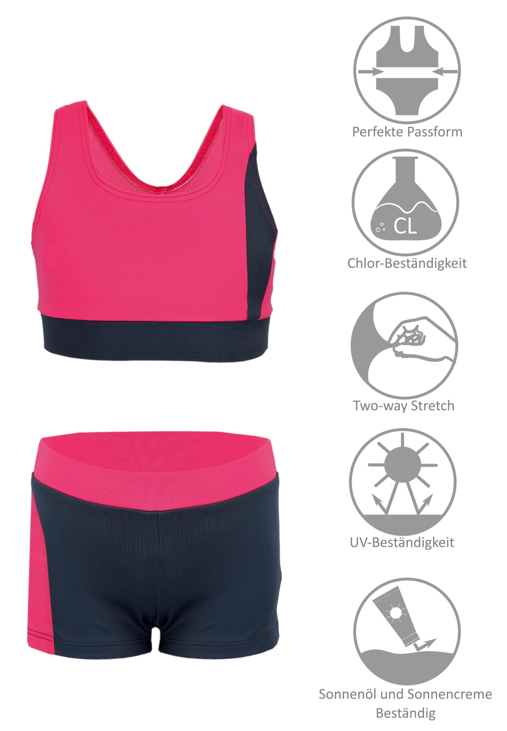 Aquarti Girls' Sports Bikini - Racerback Design & Performance Aquarti Girls' Sports Bikini - Racerback Design & Performance