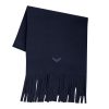 Trigema Fleeceschal | Men's Fleece Scarf with Chic Fringes