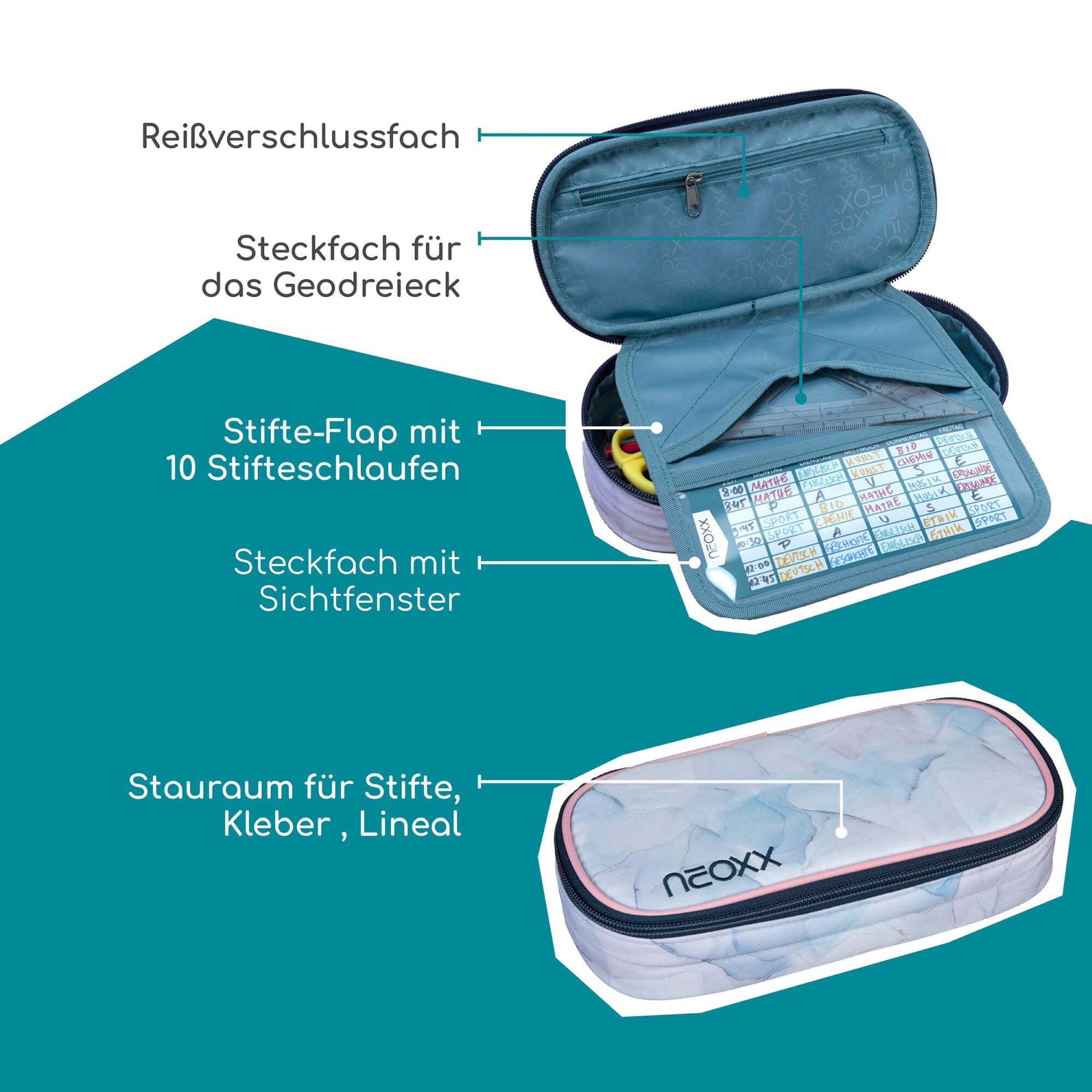 neoxx 'Jump' Pencil Case - Recycled PET - Streetlight Design neoxx 'Jump' Pencil Case - Recycled PET - Streetlight Design