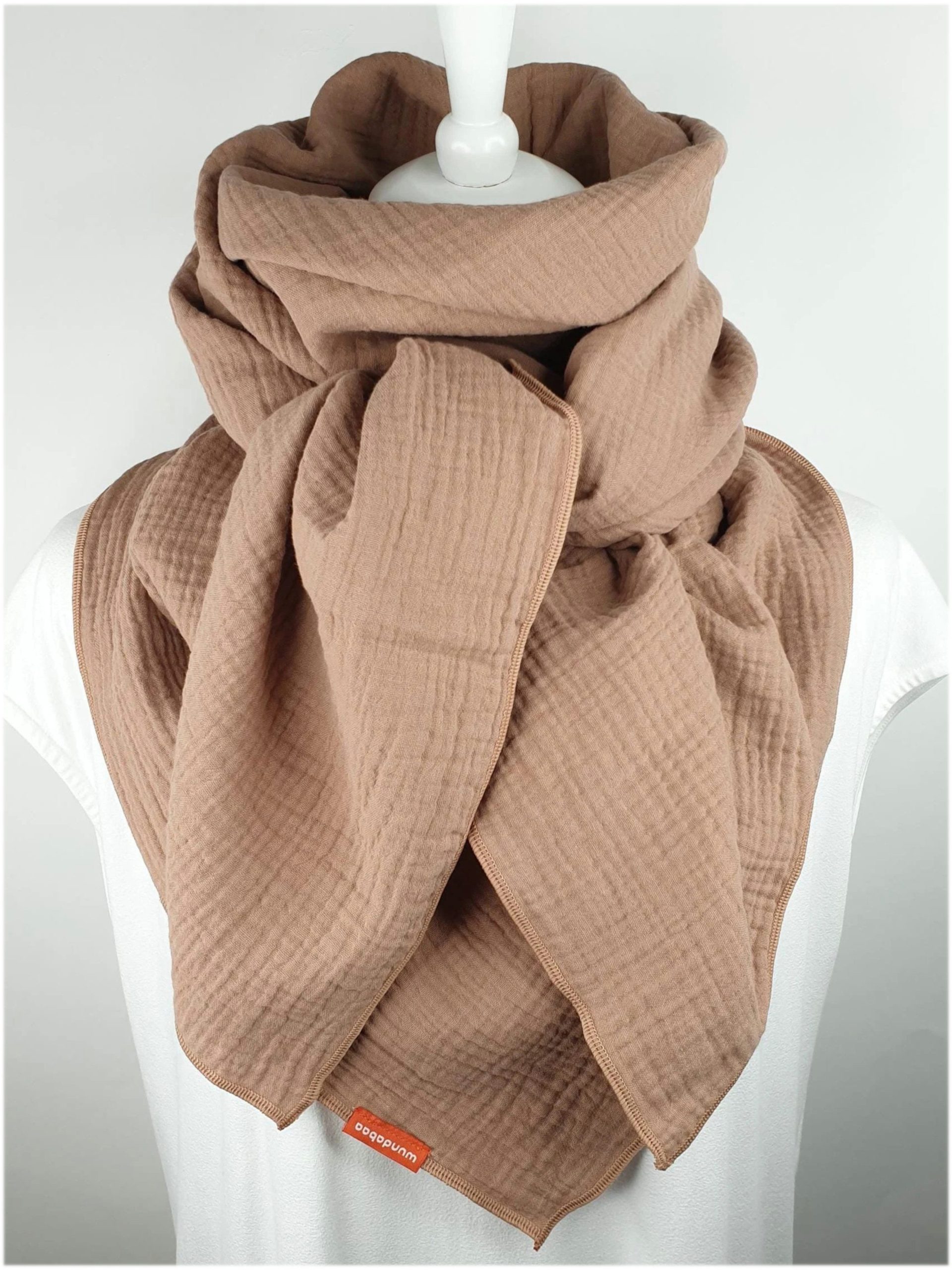 wundabaa Muslin Scarf - Organic Cotton Wrap | Style & Comfort