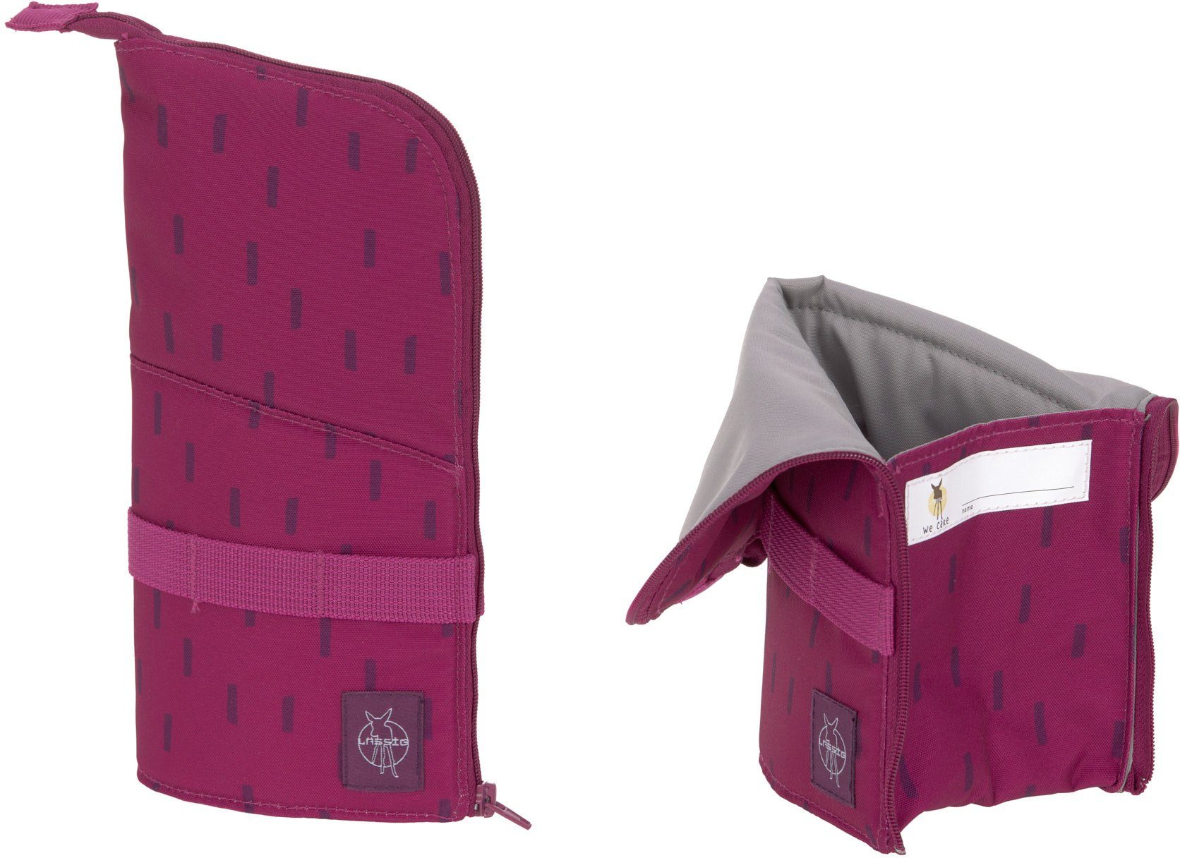 LÄSSIG Schulranzen Unique, Flexy, Rose Blue Black (Set, 5-tlg), inkl. Patches; PETA-approved vegan; aus recyceltem Material LÄSSIG Schulranzen Unique, Flexy, Rose Blue Black (Set, 5-tlg), inkl. Patches; PETA-approved vegan; aus recyceltem Material