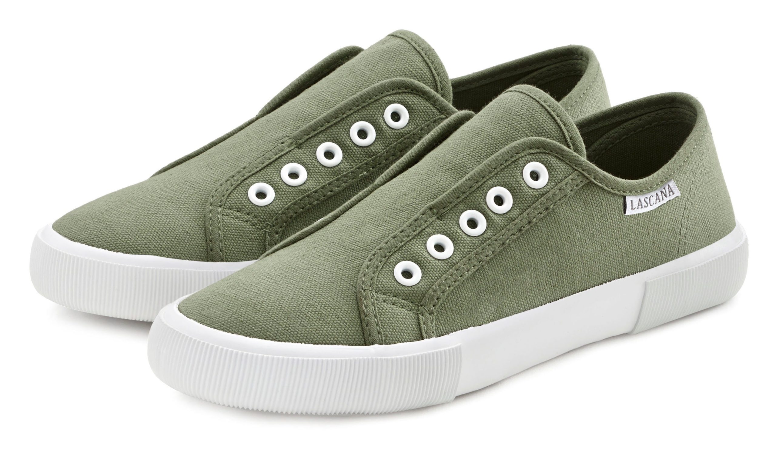 Lascana Vegan Slip-On Sneakers - Comfortable & Stylish Casual Shoes