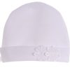 La Bortini Baby Hat with Bow - White Christening & Special Occasion Hat