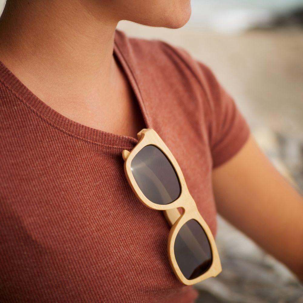 pandoo Bamboo Sunglasses - Unisex | UV400 Protection | Sustainable Style