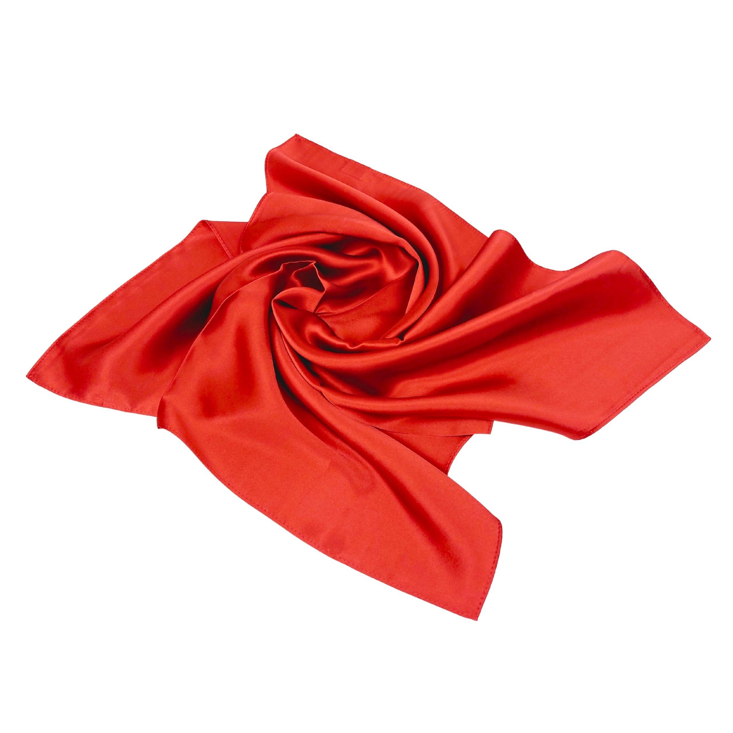 TINITEX Seidentuch Nickituch Halstuch Seide Satin