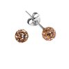 Impala Bonnie 925 Sterling Silver Crystal Stud Earrings