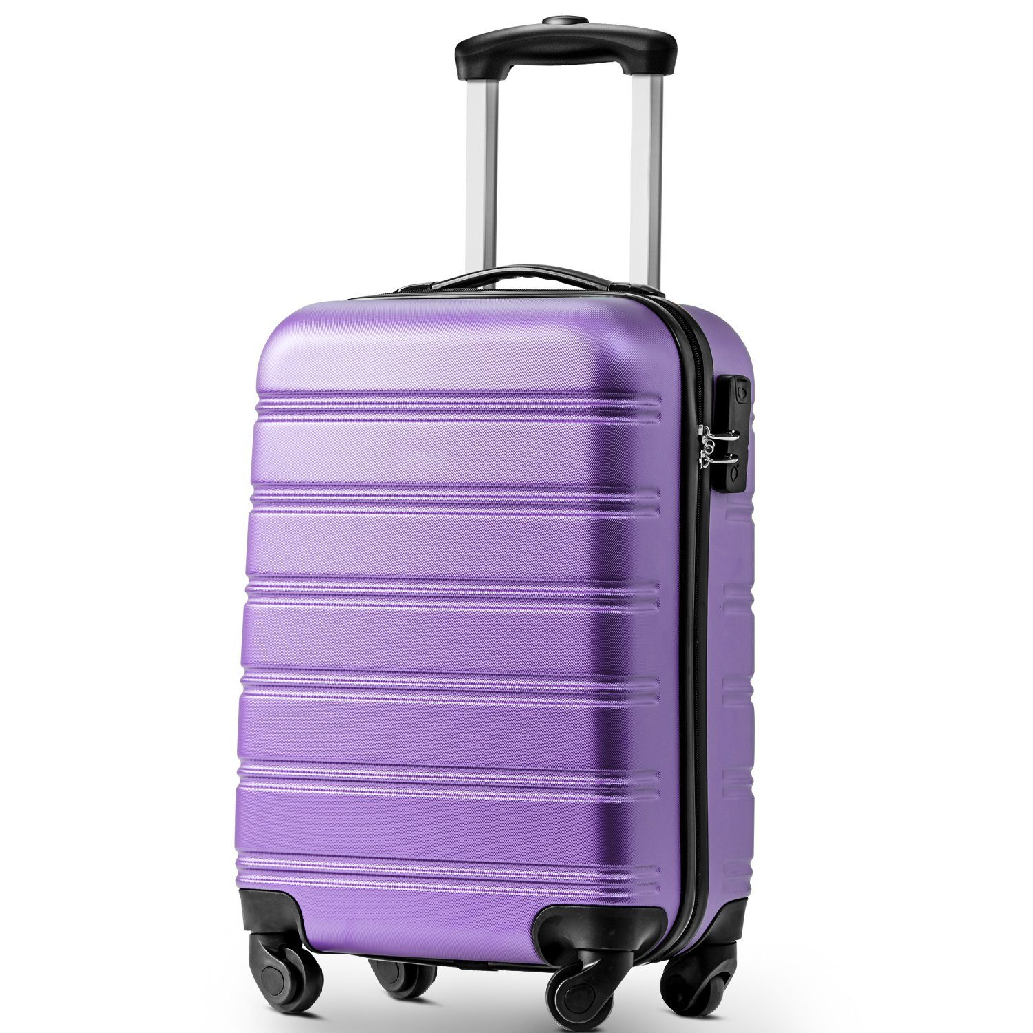 Flieks Hard Shell Trolley Suitcase - Travel Luggage with Twin Wheels