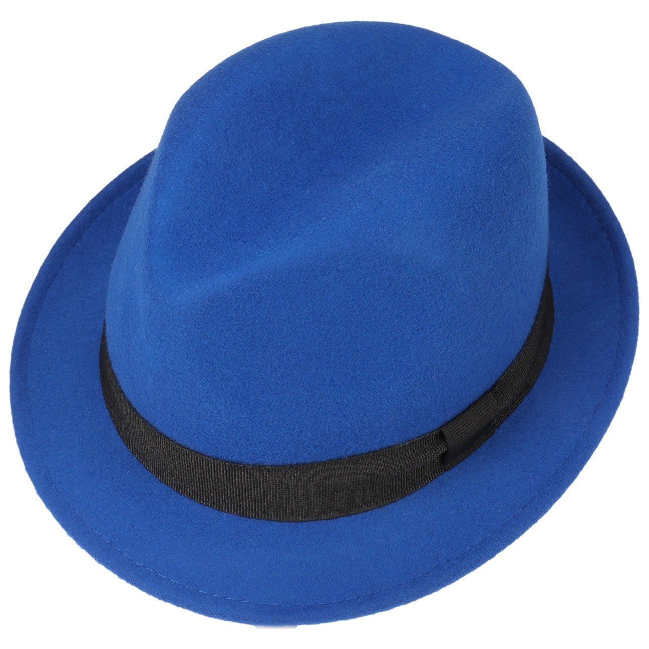 Lipodo Children's Wool Felt Trilby Hat - Italian Style & Quality