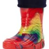 Ladeheid Children's Lined Wellington Boots | EU Made | Durable & Stylish