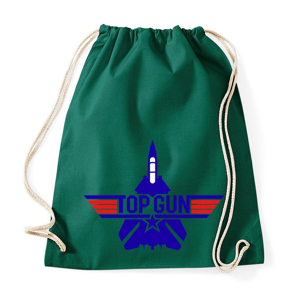 Top Gun F-14 Tomcat Drawstring Bag - 80s 90s Maverick - Blonnie & Brownie