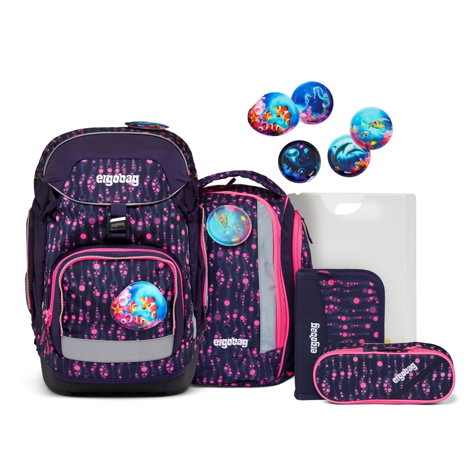 Ergobag Pack School Backpack Set - StarlightBear/DomstürmBear - 6 Piece Set Ergobag Pack School Backpack Set - StarlightBear/DomstürmBear - 6 Piece Set