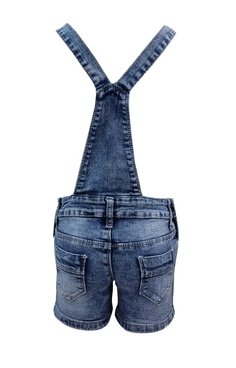 Girls Fashion 'M412e' Latzjeans - Denim Dungarees | Summer Style Girls Fashion 'M412e' Latzjeans - Denim Dungarees | Summer Style