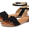 LASCANA Damen Sandalen: Sommerliche Eleganz aus Leder mit Blumen