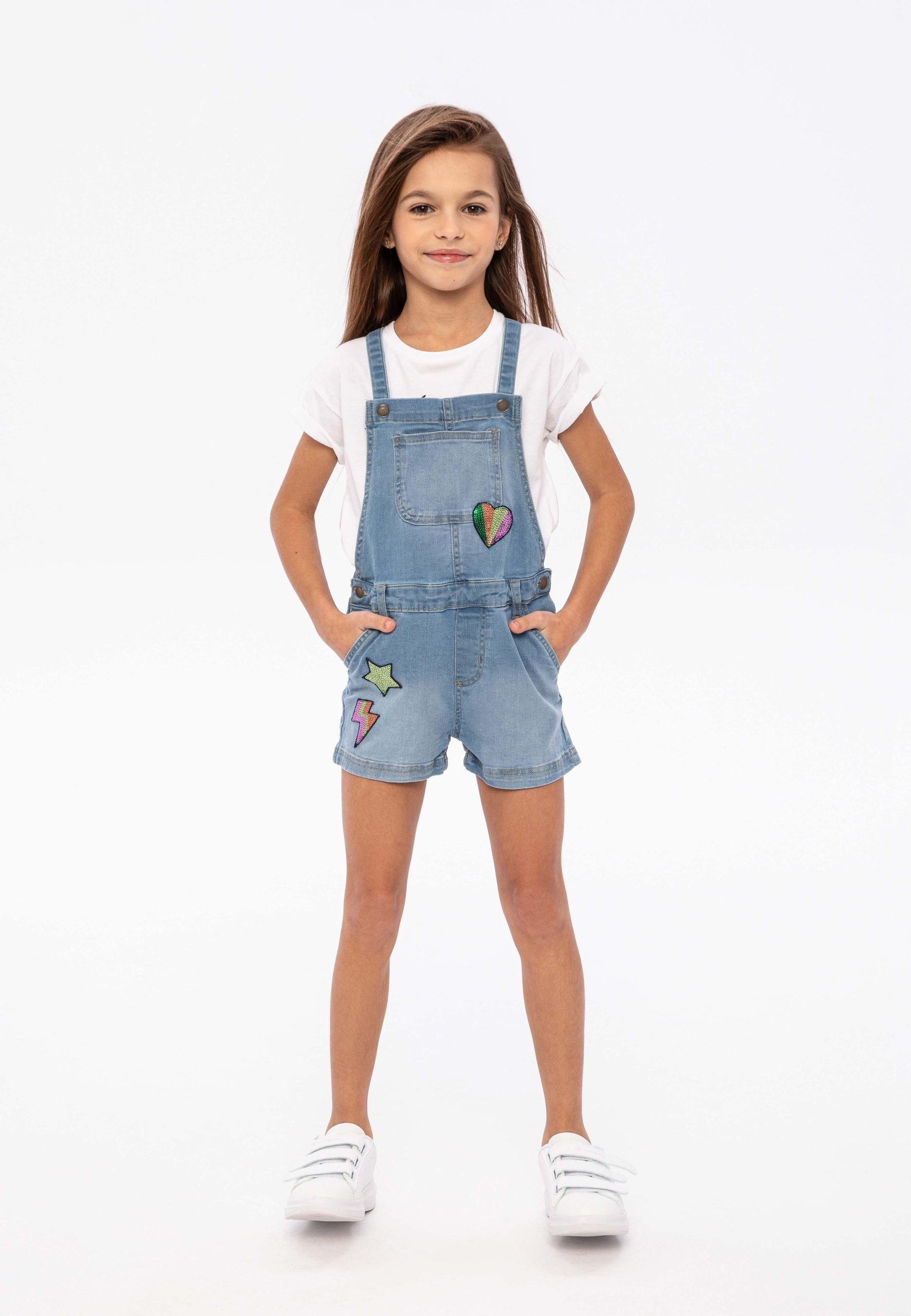 MINOTI Girls' Jeans Bib Overalls - Denim Dungarees (12m-8y) MINOTI Girls' Jeans Bib Overalls - Denim Dungarees (12m-8y)