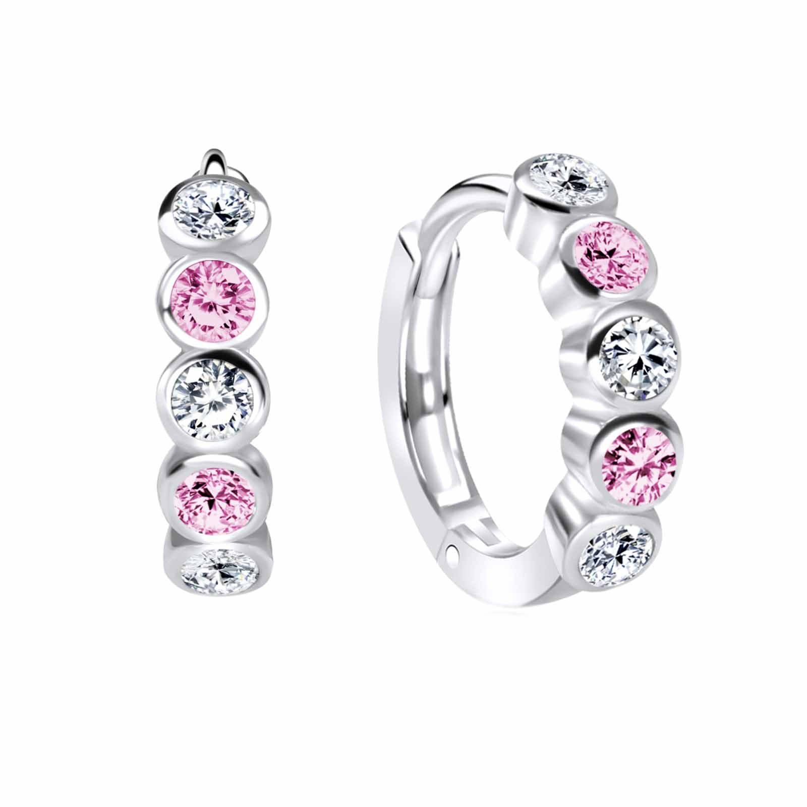 schmuck23 Sterling Silver Lever-Back Hoop Earrings for Women, Kids & Girls - Genuine 925 Silberschmuck