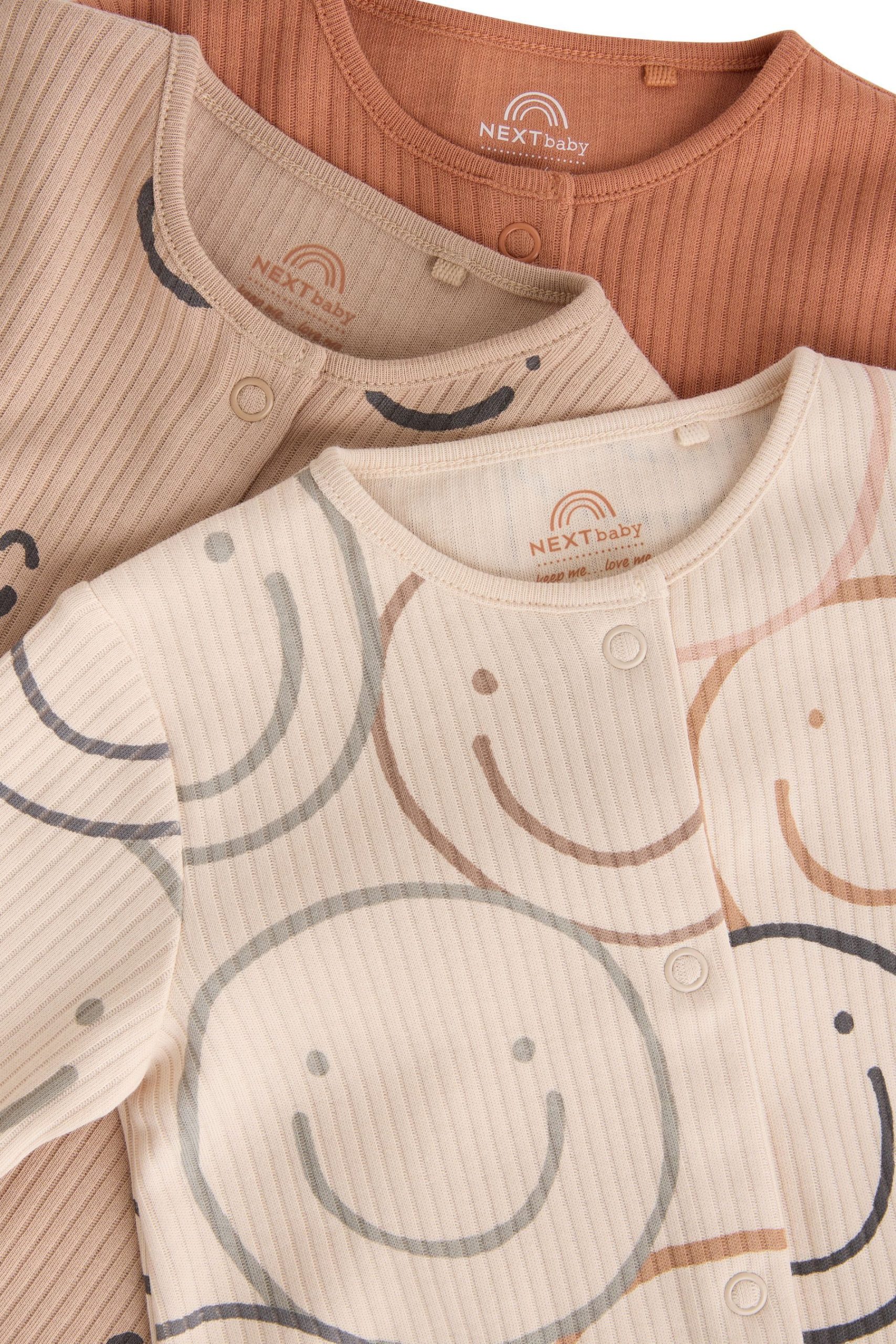 Next 3-Pack Cotton Baby Sleepsuits | Gentle Comfort for Little Ones Next 3-Pack Cotton Baby Sleepsuits | Gentle Comfort for Little Ones