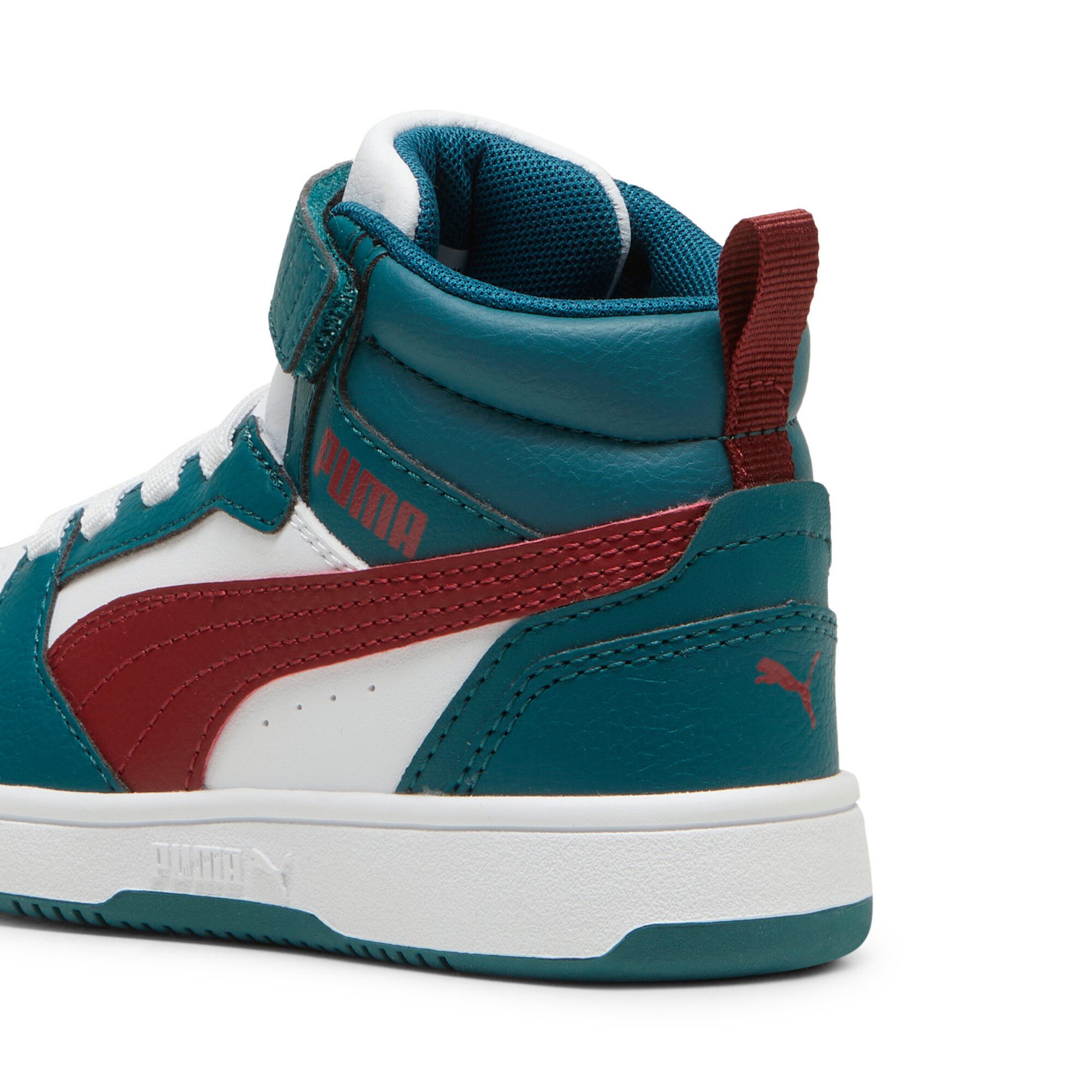 PUMA Rebound V6 Mid AC+ PS Kids' Retro Basketball Sneakers PUMA Rebound V6 Mid AC+ PS Kids' Retro Basketball Sneakers