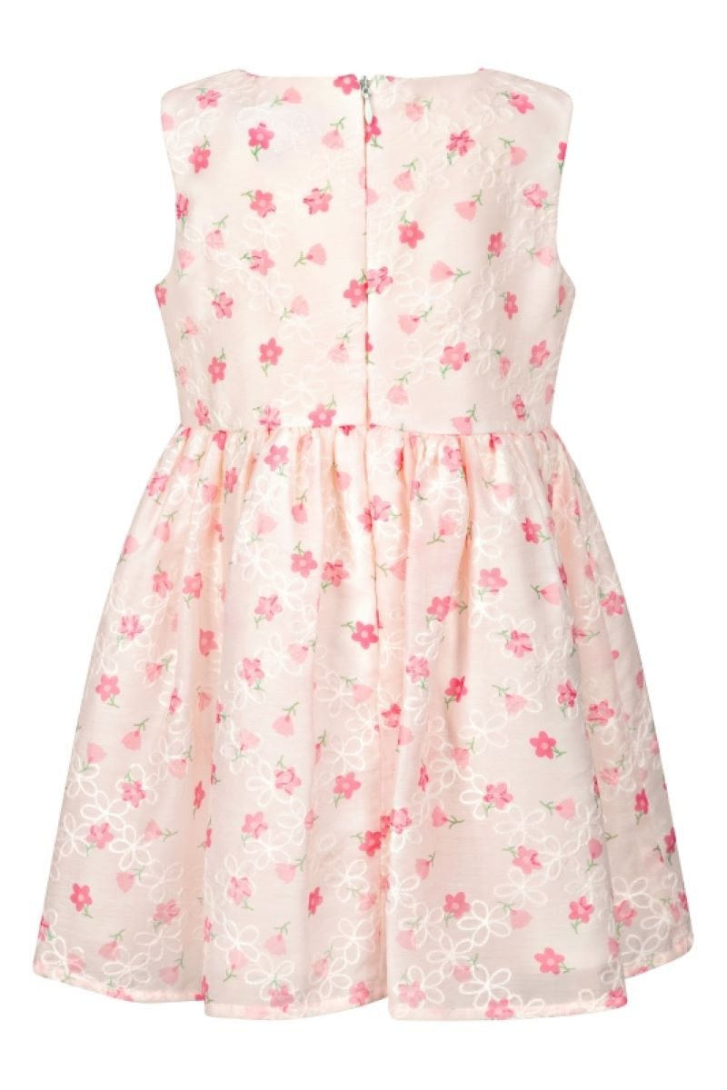 Happy Girls Chiffor Kleid Festliches Kleid Rose Blumenschickerei Edel Happy Girls Chiffor Kleid Festliches Kleid Rose Blumenschickerei Edel