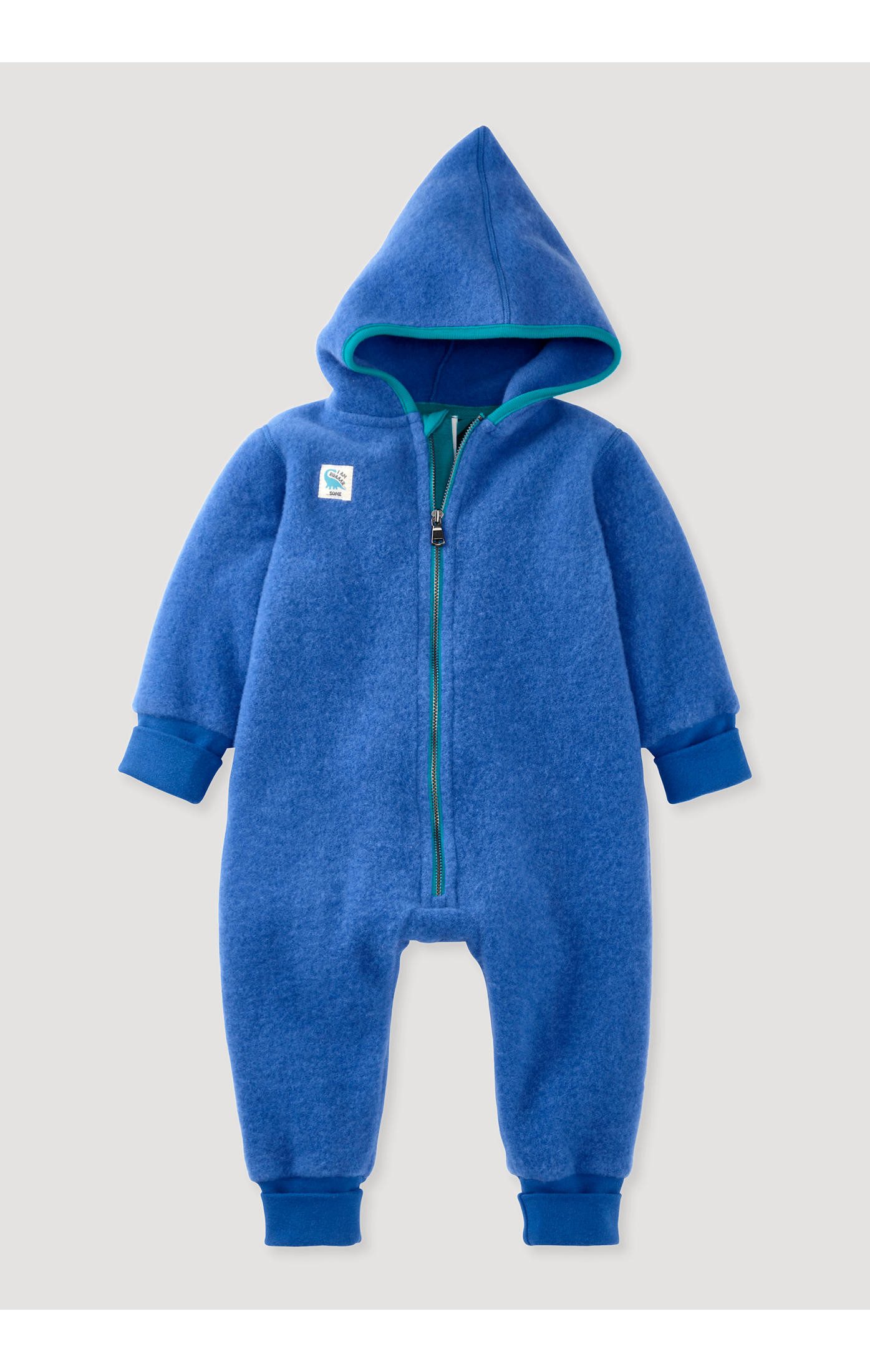 hessnatur Organic Merino Wool Fleece Overall - Sustainable Babywear