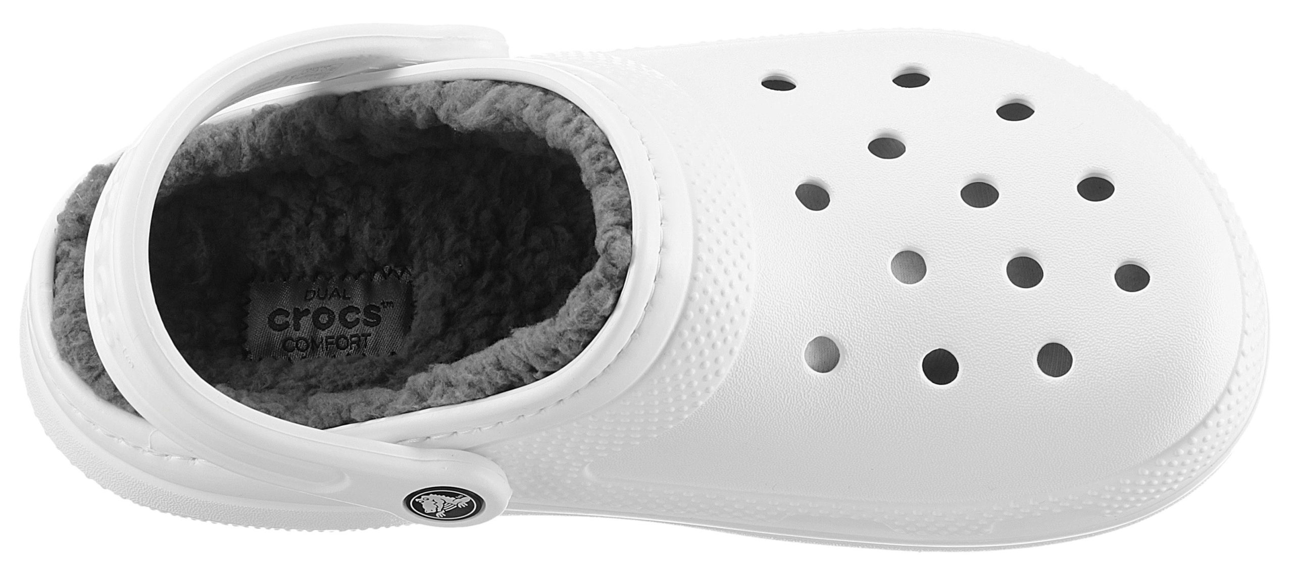 Crocs Classic Lined Clog Hausschuh, Garten Schuh, Schlappen, Clog, mit kuscheligem Fellimitat Crocs Classic Lined Clog Hausschuh, Garten Schuh, Schlappen, Clog, mit kuscheligem Fellimitat