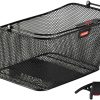 KlickFix City Rear Bike Basket for Racktime | Fine Mesh | 20L Capacity