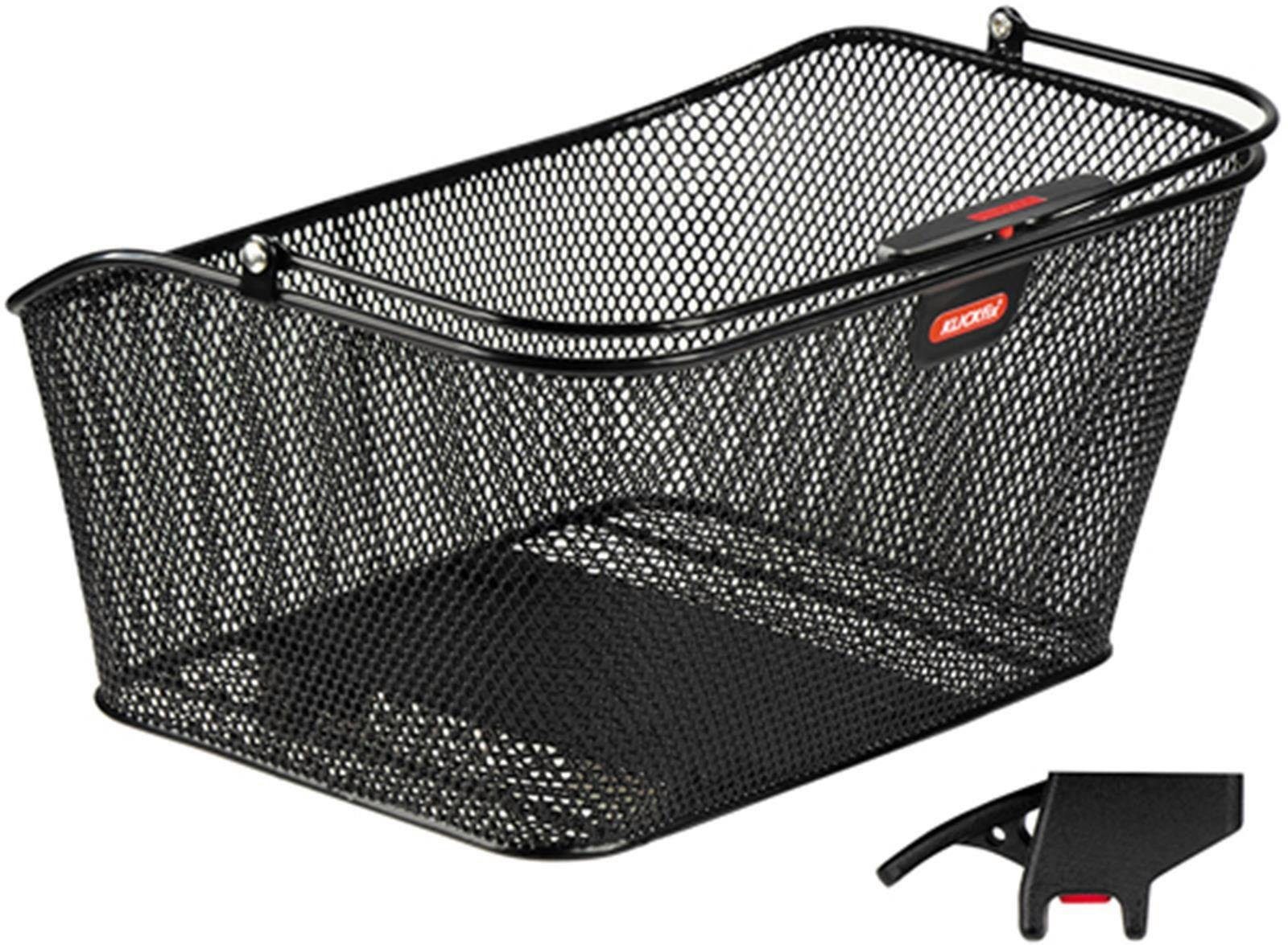 KlickFix City Rear Bike Basket for Racktime | Fine Mesh | 20L Capacity