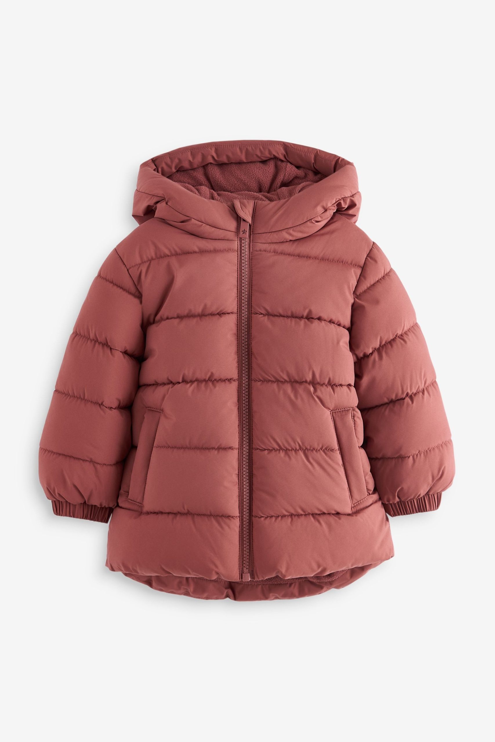Next Water-Resistant Hooded Padded Coat | Stylish Winter Protection