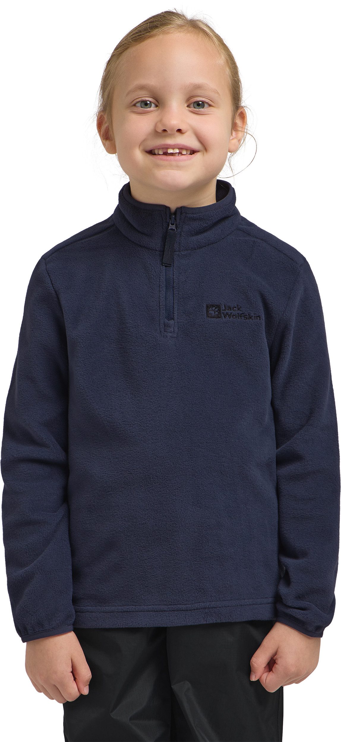 Jack Wolfskin TAUNUS HALFZIP K Fleece Pullover for Kids - Warm & Breathable