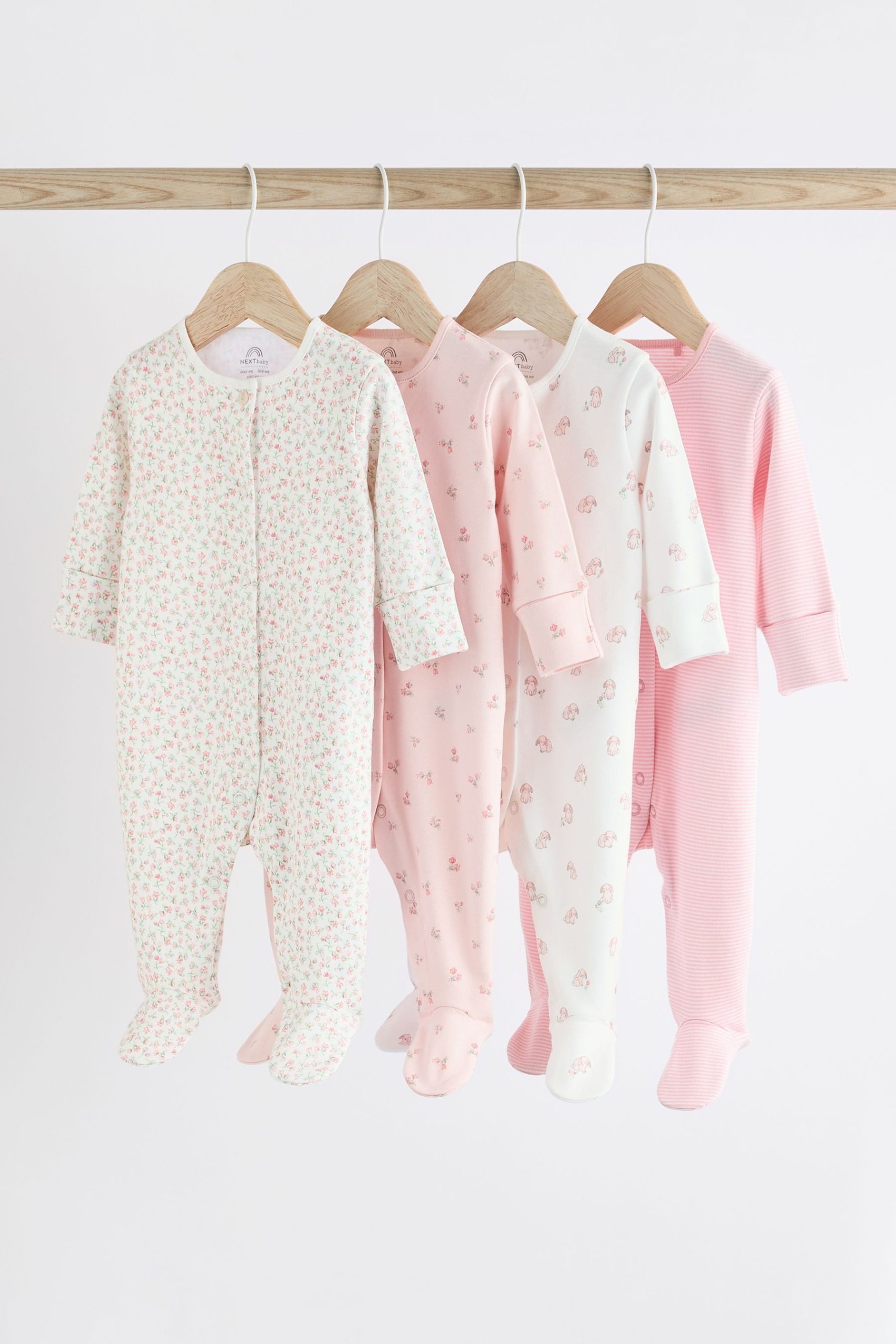 Next Baby Sleepsuit 4-Pack | ZALORA HK