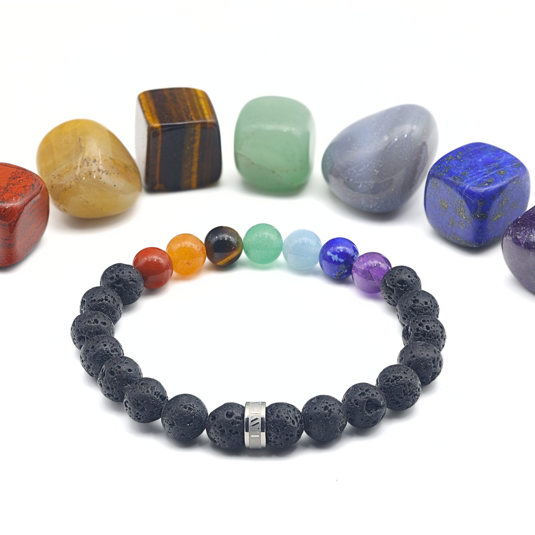 LAVISA Gemstone Bracelet | Natural Stone Beads | Healing Crystals | Unisex