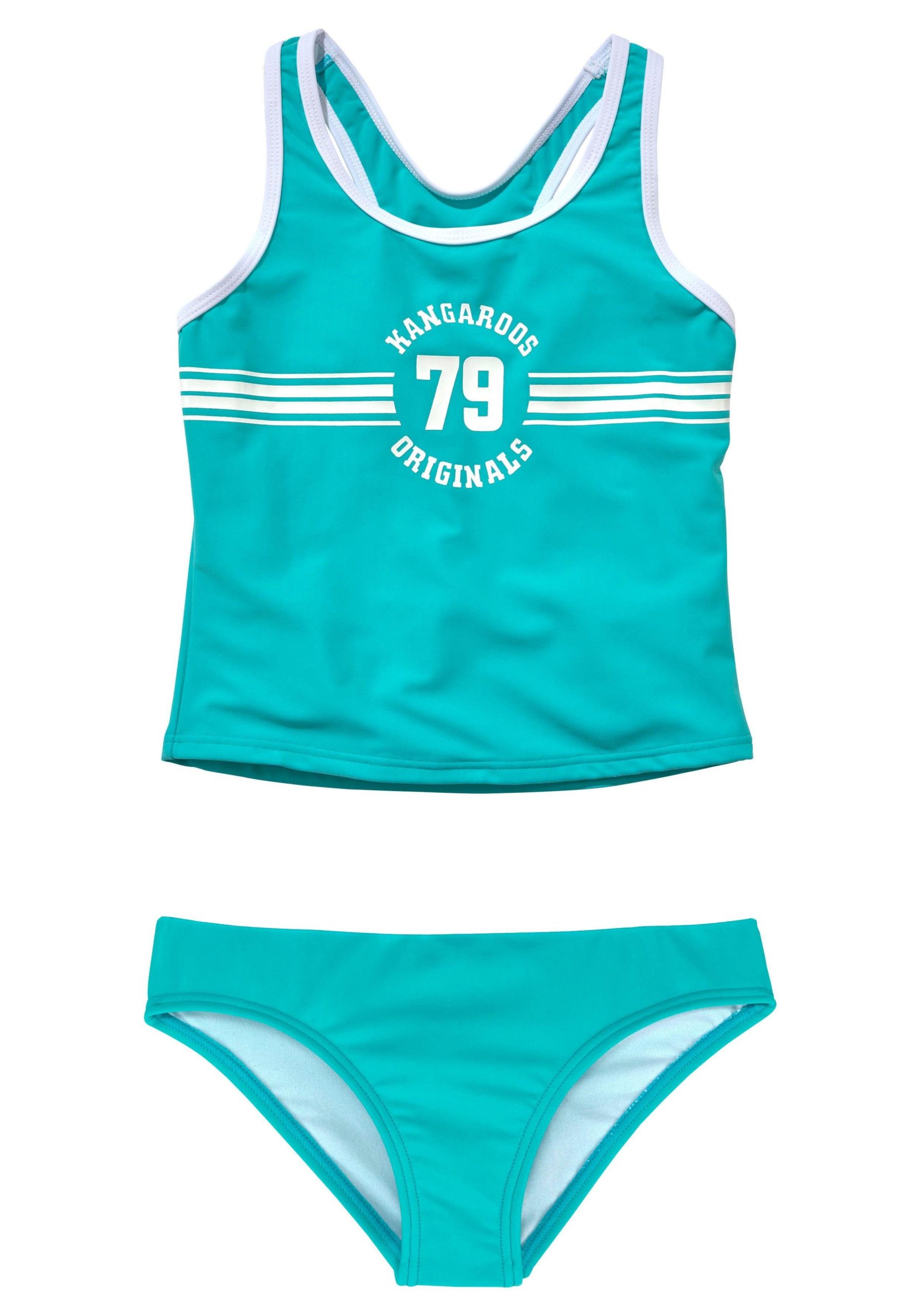 KangaROOS Sporty Tankini Swimsuit - Girls' Playful Two-Piece Swimwear