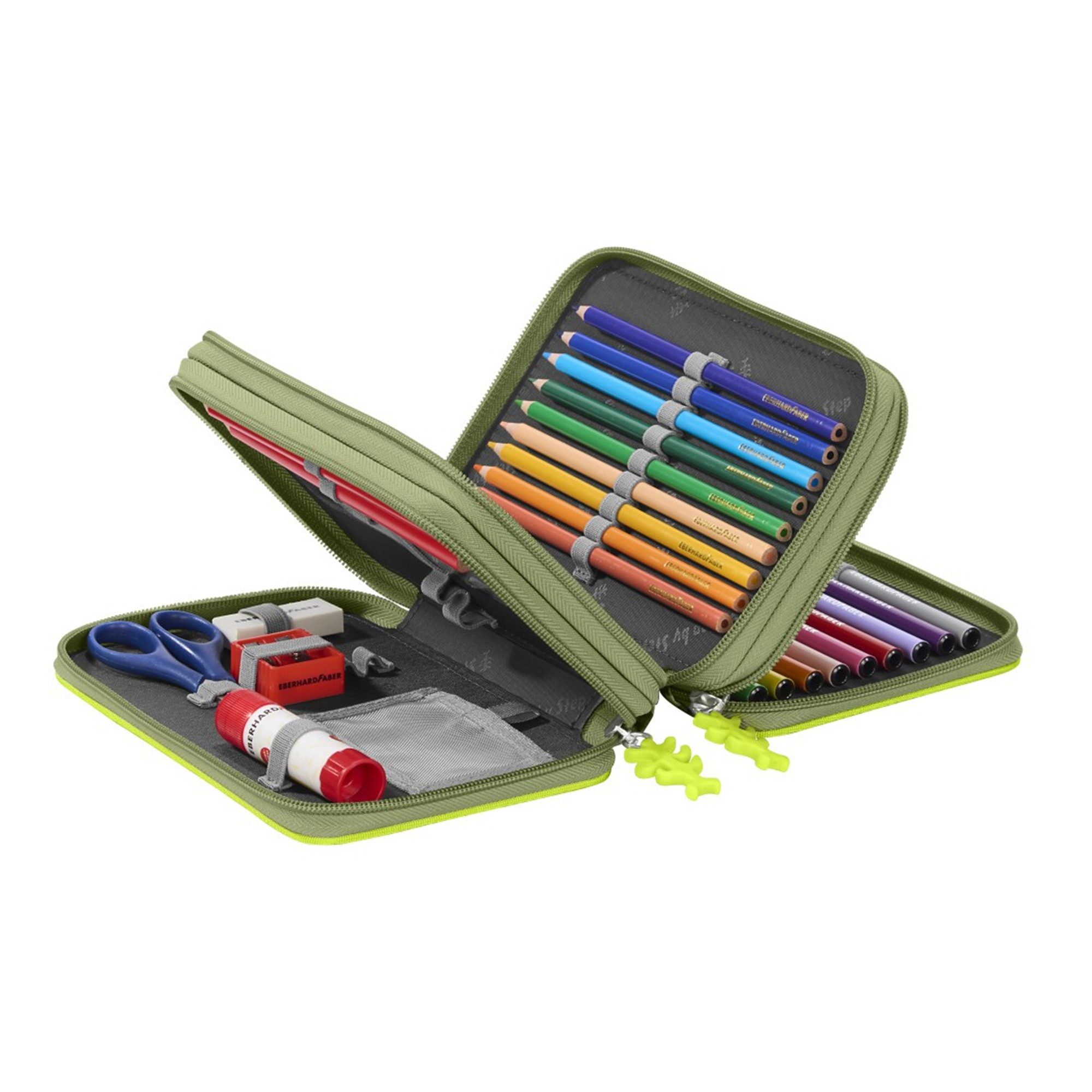 Step by Step XXL Pencil Case - 43-Piece Art Supply Set