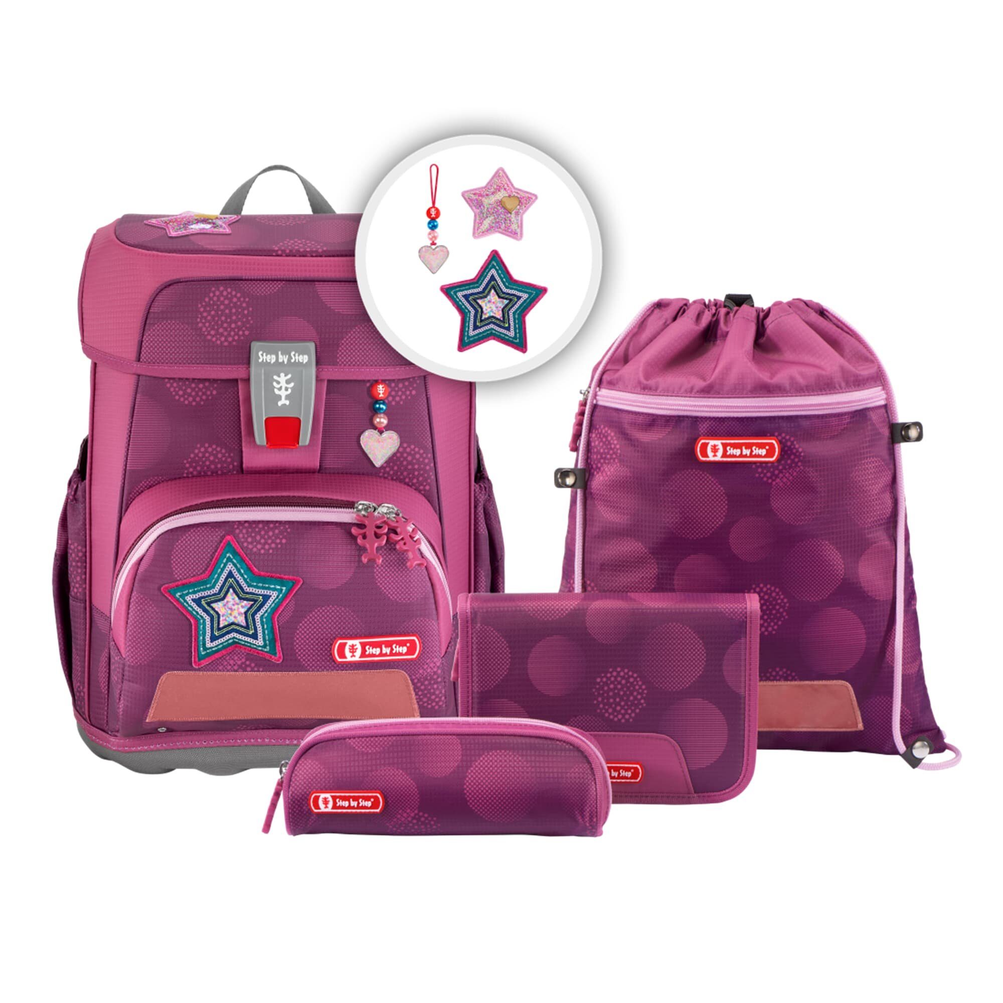 Step by Step CLOUD School Backpack Set, 5-Piece (5-tlg)