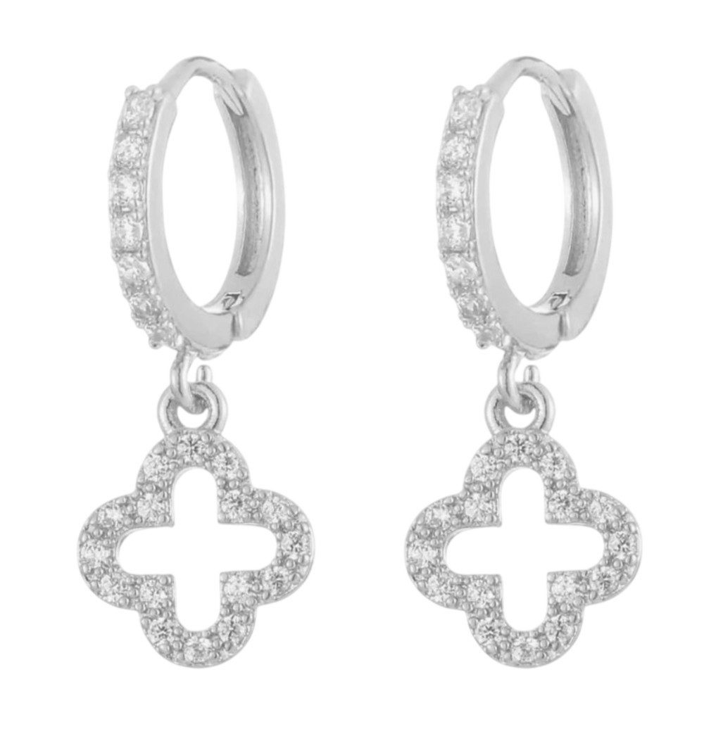 Lale Collection Clover & Bloom Earrings - Lucky Charm Gold & Green