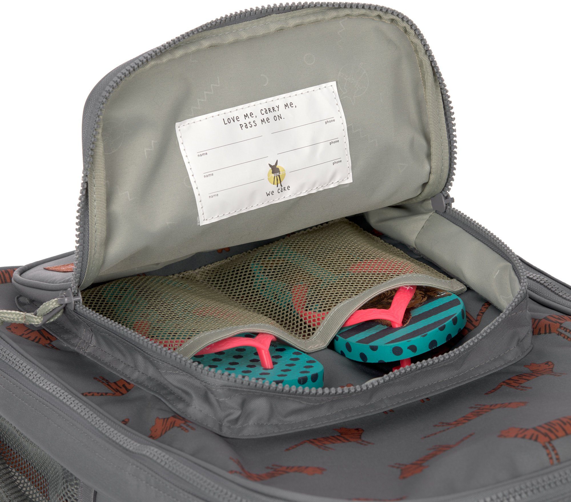 LÄSSIG Kinderkoffer Safari Tiger Grey LÄSSIG Kinderkoffer Safari Tiger Grey