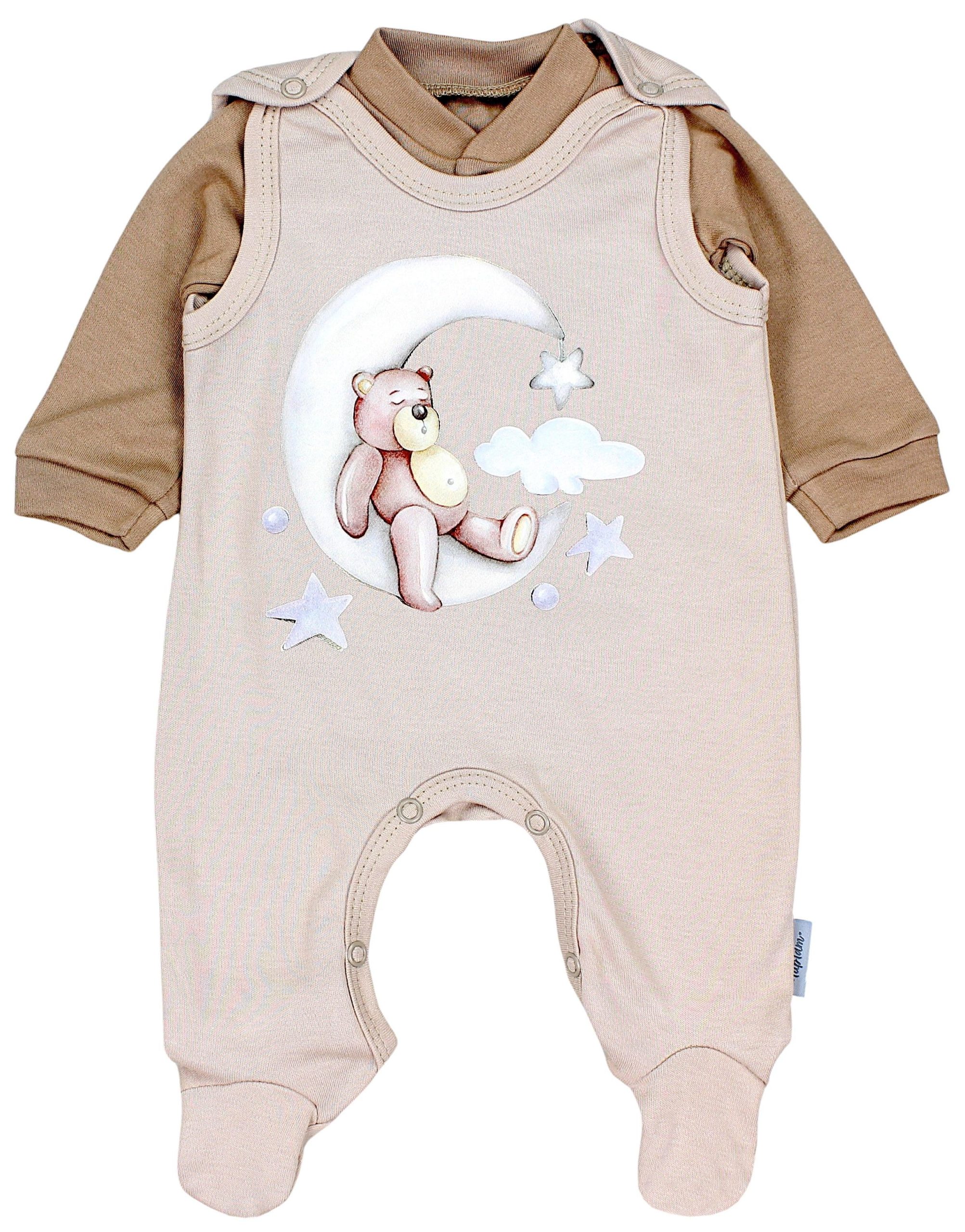 TupTam Baby Romper Set - Organic Cotton Animal Print & 'I Love Mum' - Girl & Boy