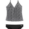 Venice Beach Tankini – Verstellbare Träger, Unifarbene Hose