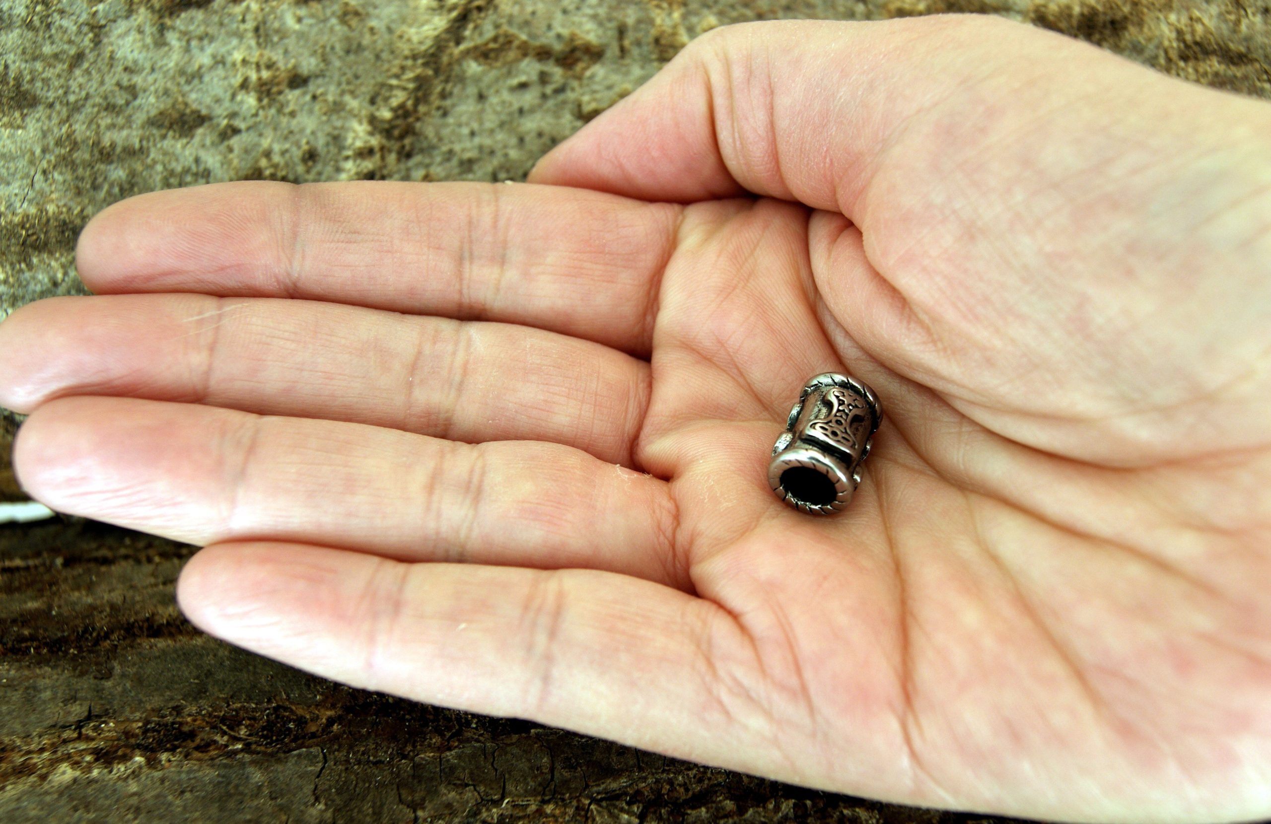 Thorshammer Bartperle - Viking Mjölnir Stainless Steel Beard Hair Jewelry