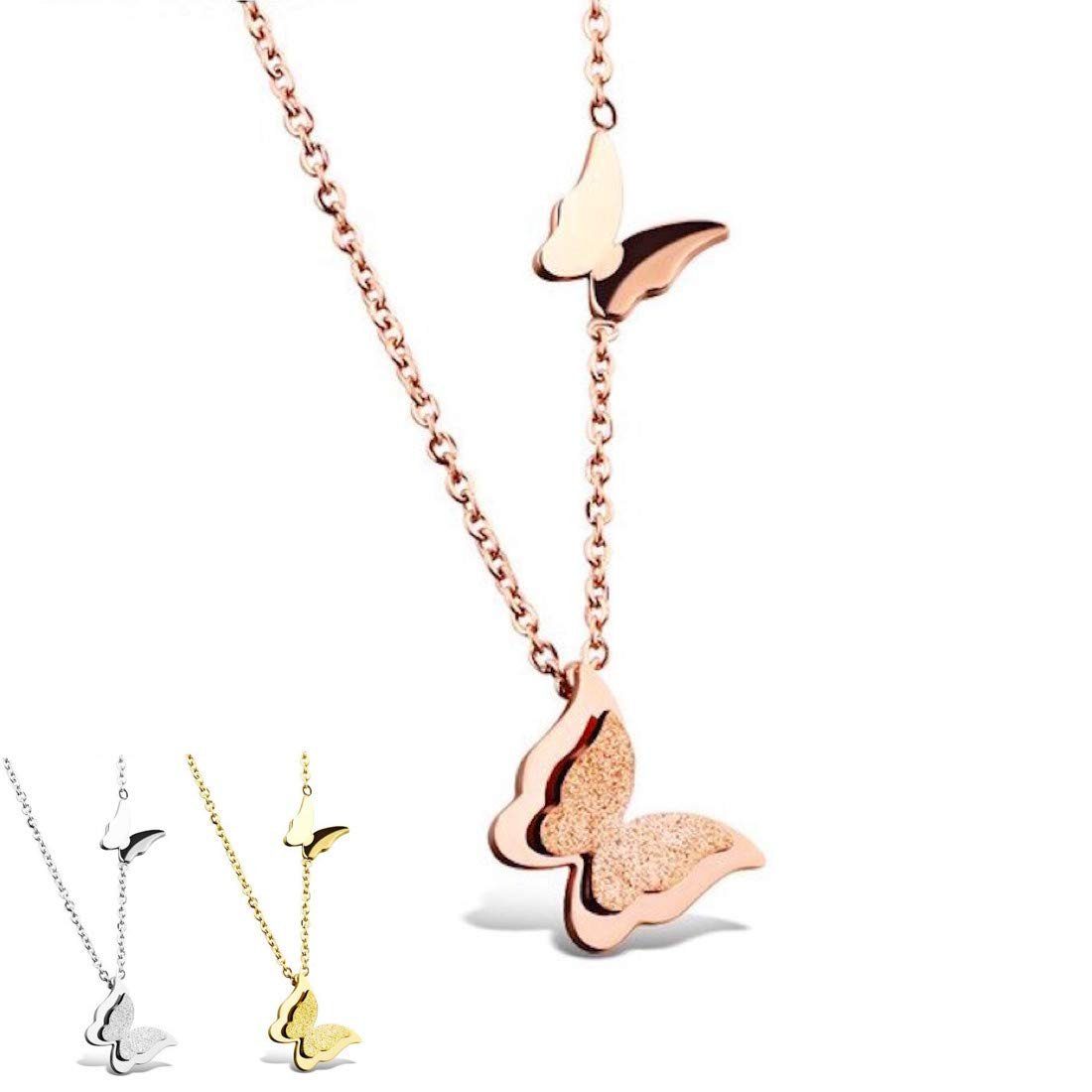 Kim Johanson 'Half Moon' Necklace - Stainless Steel Couple's Charm