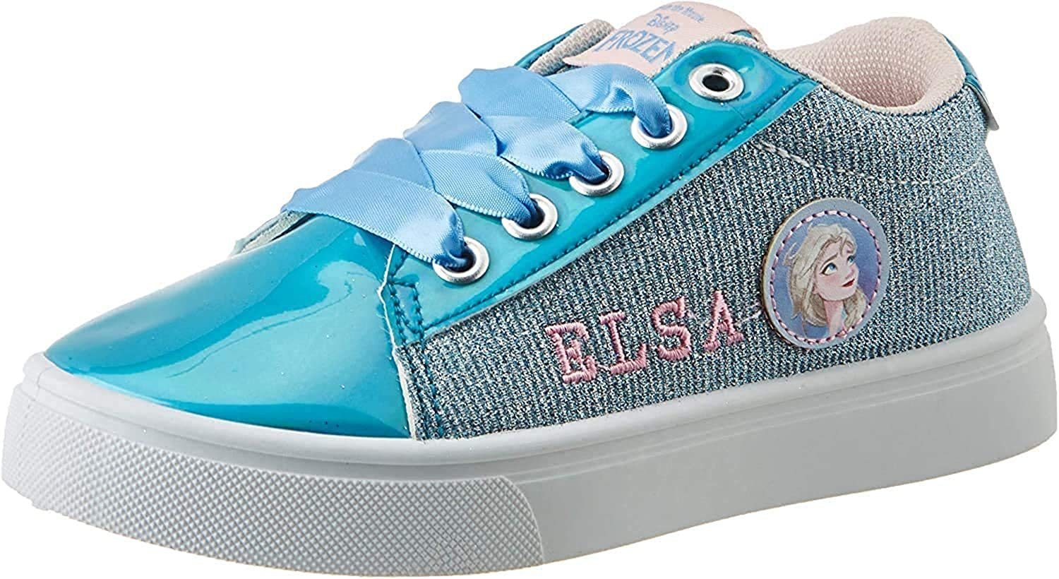 Disney Frozen 2 Girls' Sneakers - Anna & Elsa Themed Shoes (Sizes 26-33)