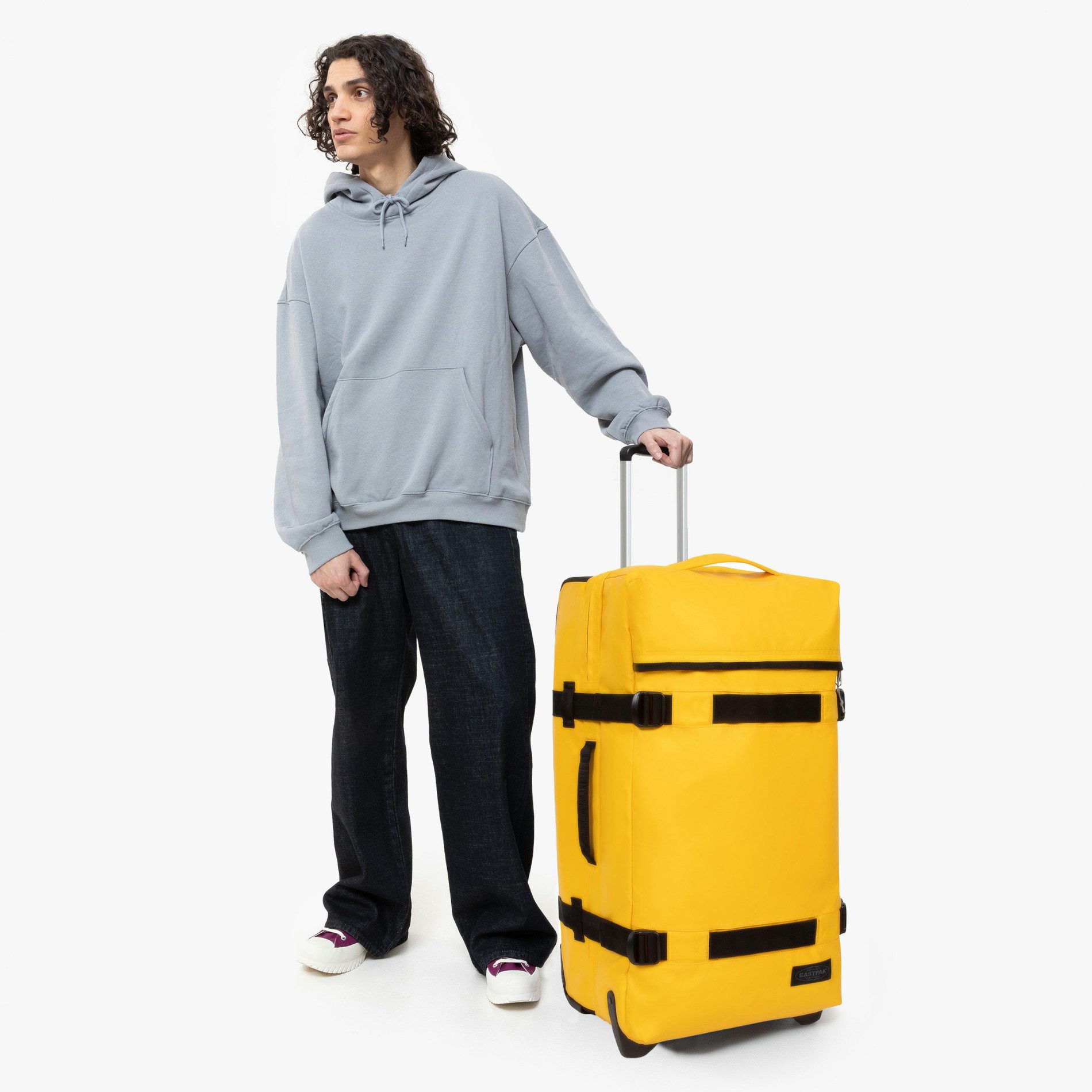 Eastpak Transit'r L Wheeled Duffel - 42L - TSA Lock - Carry-On Ready Eastpak Transit'r L Wheeled Duffel - 42L - TSA Lock - Carry-On Ready