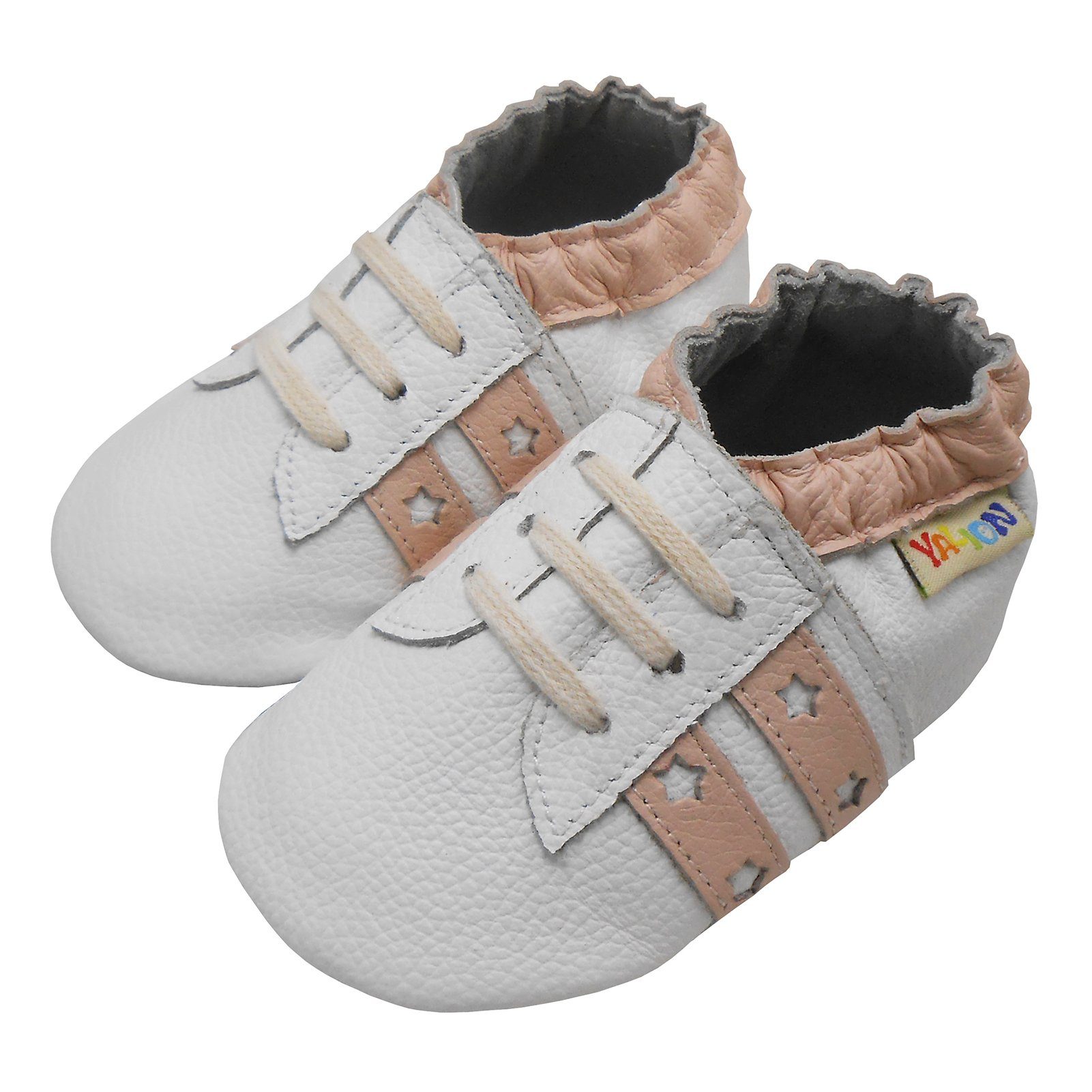 Yalion Baby Leather First Walking Shoes - Soft & Breathable | Crawling Shoes