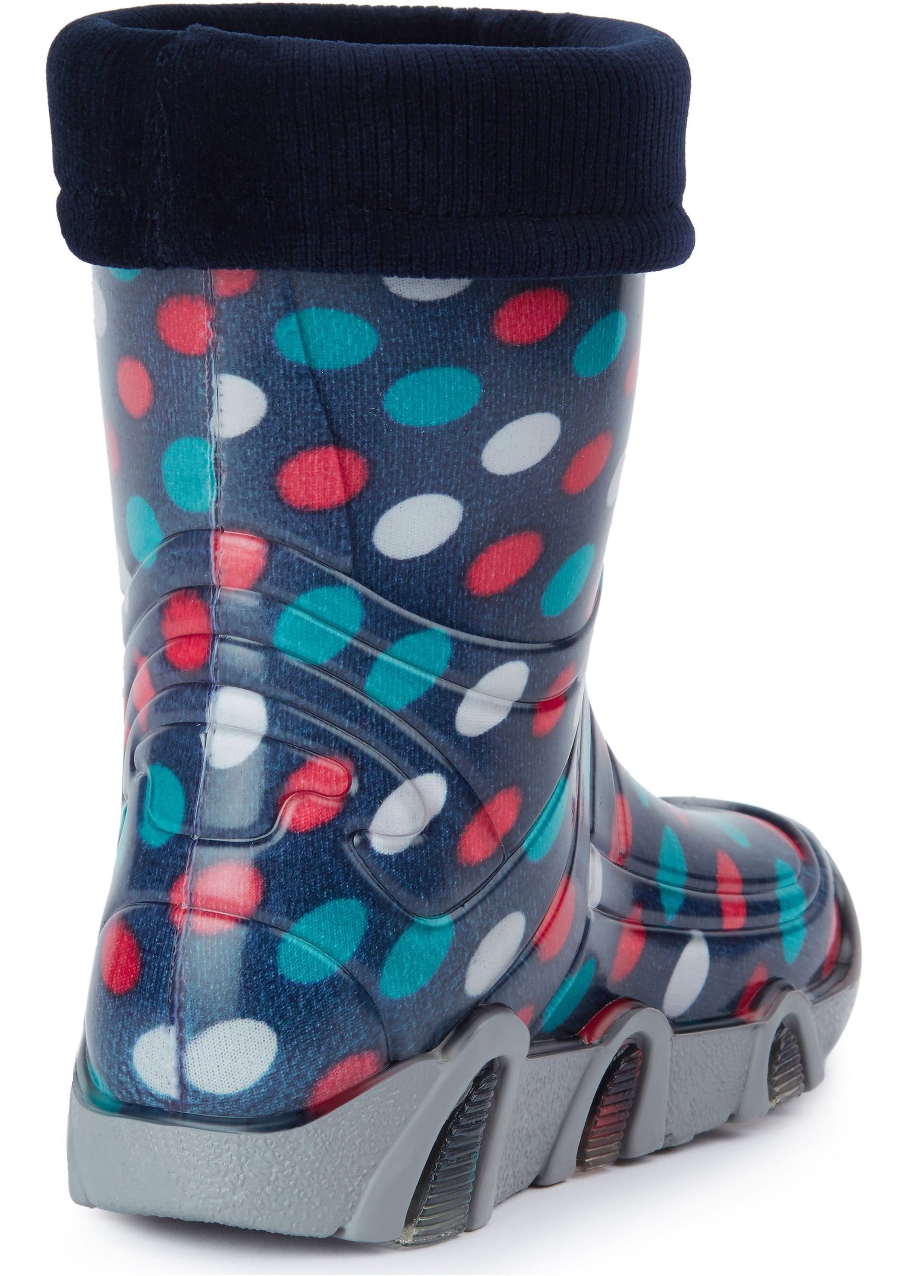 Ladeheid Children's Lined Wellington Boots | EU Made | Durable & Stylish