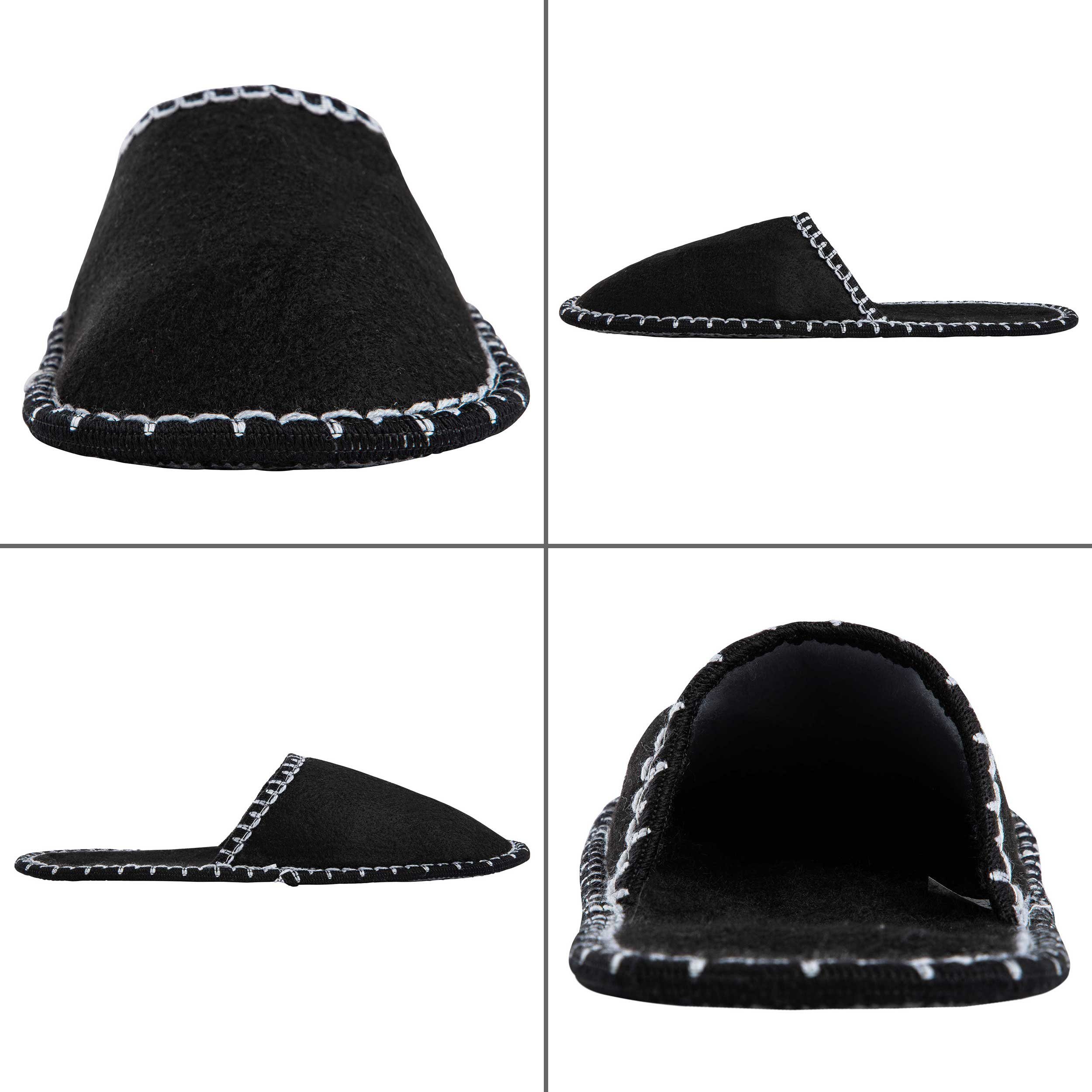 ONVAYA Llama ABS Guest Slippers - 6 Pack - Non-Slip Felt House Slippers ONVAYA Llama ABS Guest Slippers - 6 Pack - Non-Slip Felt House Slippers