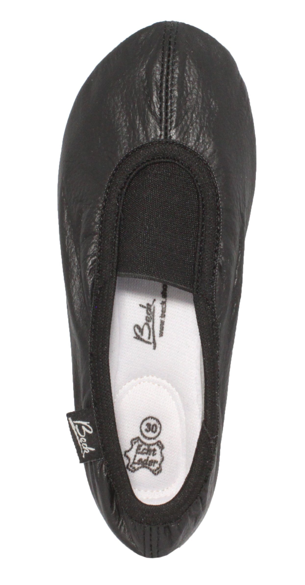 Beck Gymnastic Slippers - Genuine Leather with Suede Sole | Dance & Gymnastics