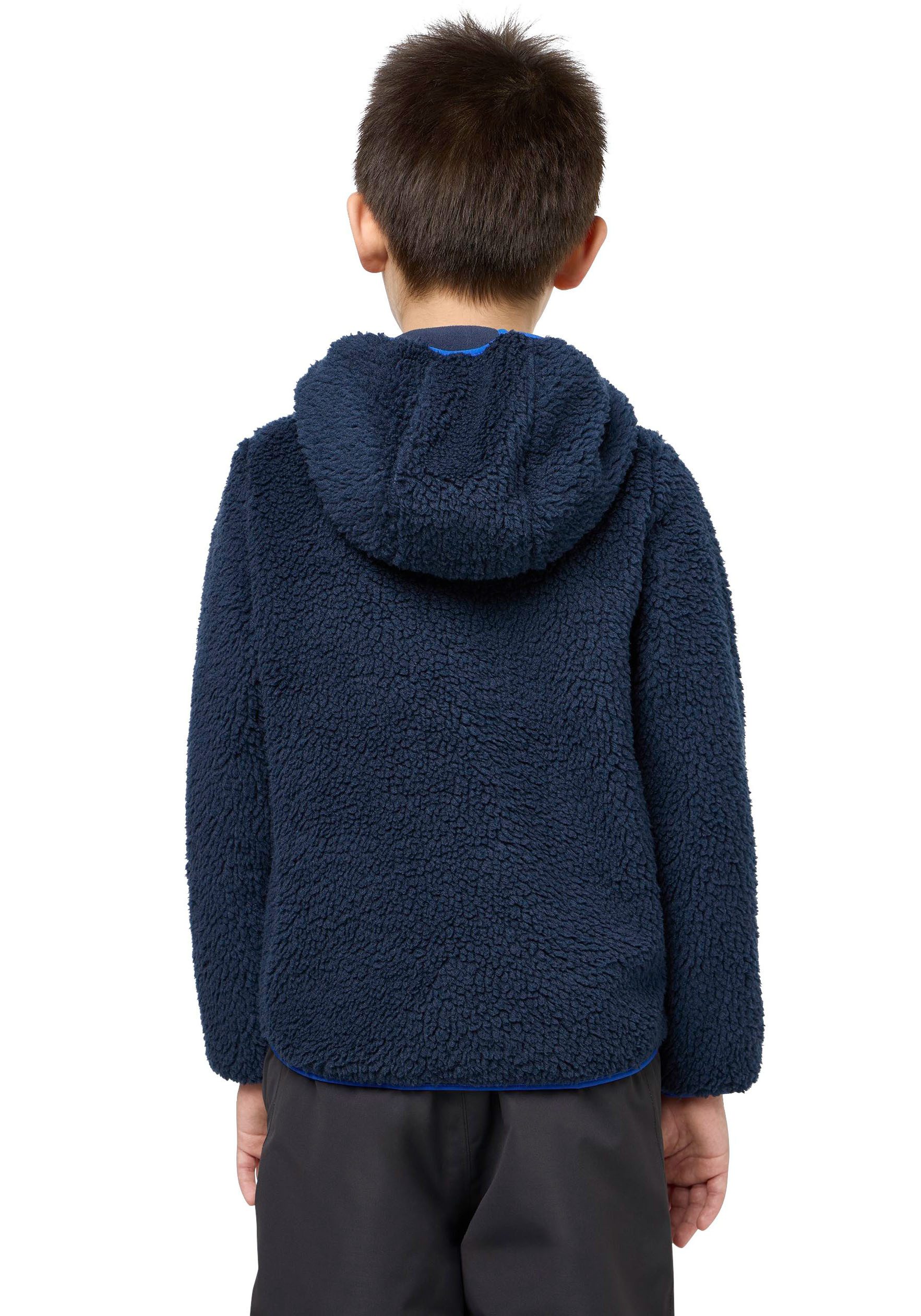 Jack Wolfskin ICE CURL HOOD JACKET K - Kids' Fleece Hoodie | Warm & Durable