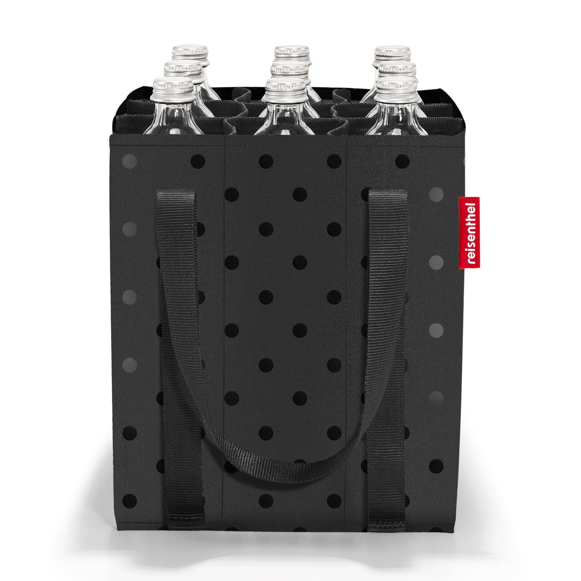 Reisenthel Bottlebag Dots - Black & White Shopping Bag - 9 Bottle Capacity