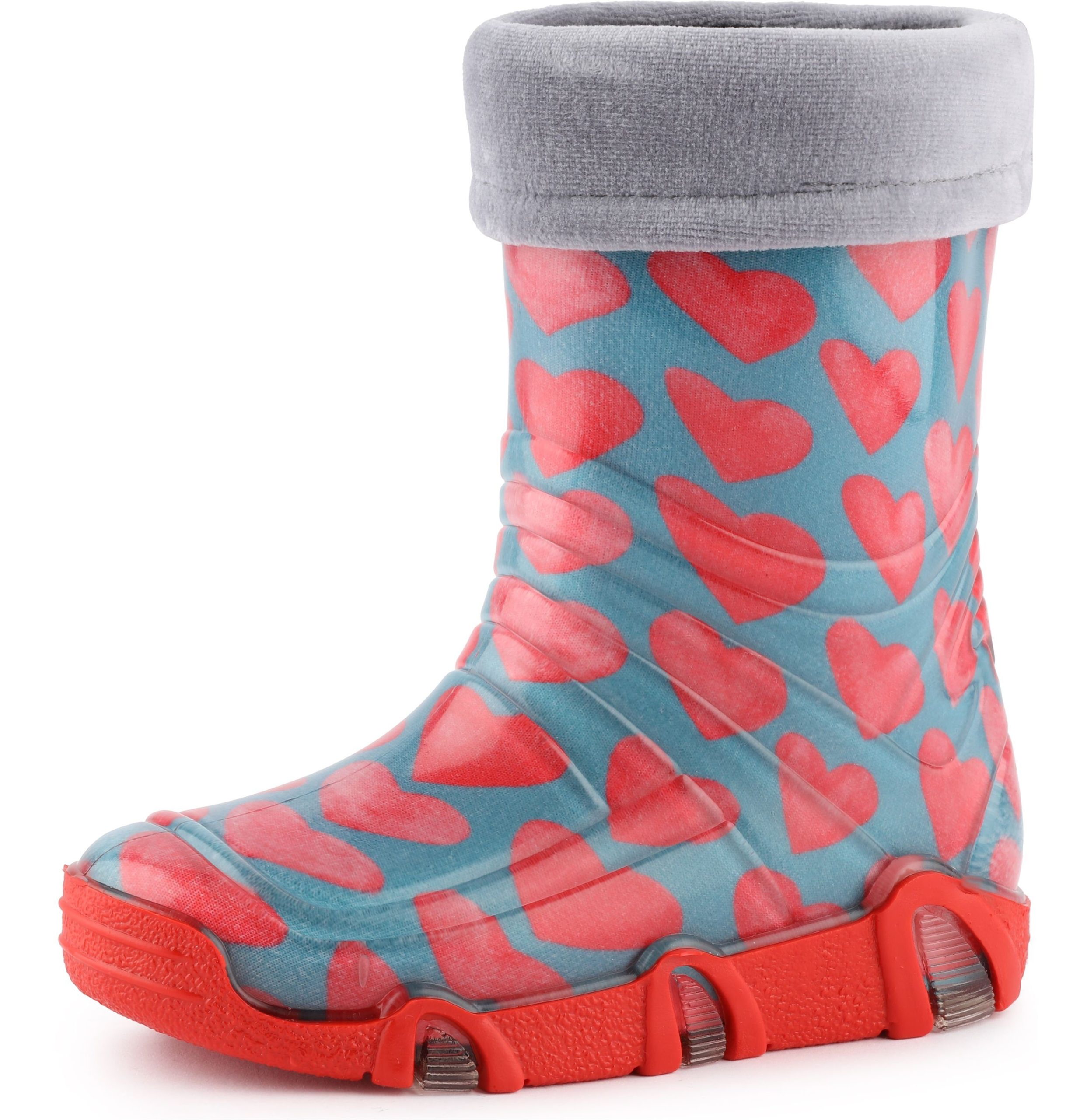 Ladeheid Children's Lined Wellington Boots | EU Made | Durable & Stylish