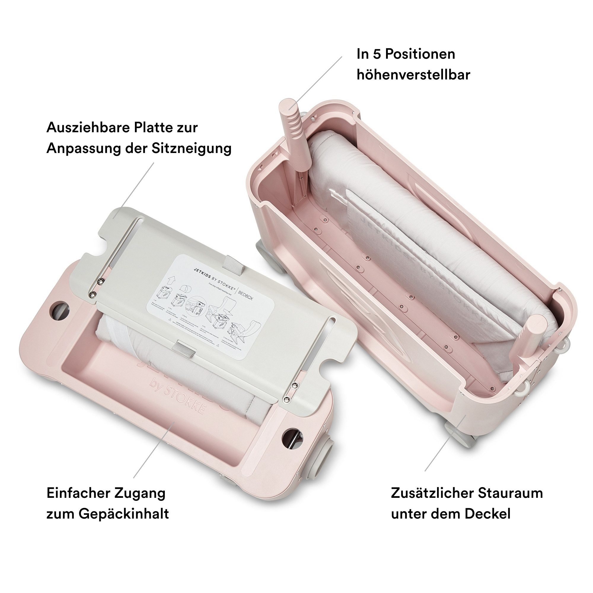 JetKids by Stokke BedBox: Ride-On Suitcase & Travel Bed for Kids JetKids by Stokke BedBox: Ride-On Suitcase & Travel Bed for Kids